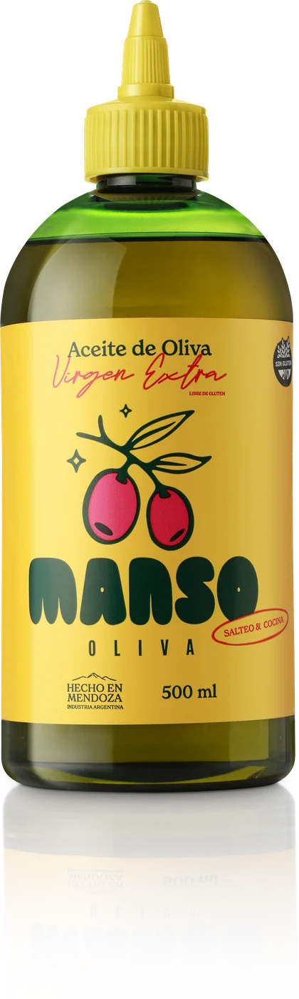 Botella MANSO OLIVA — El toque final