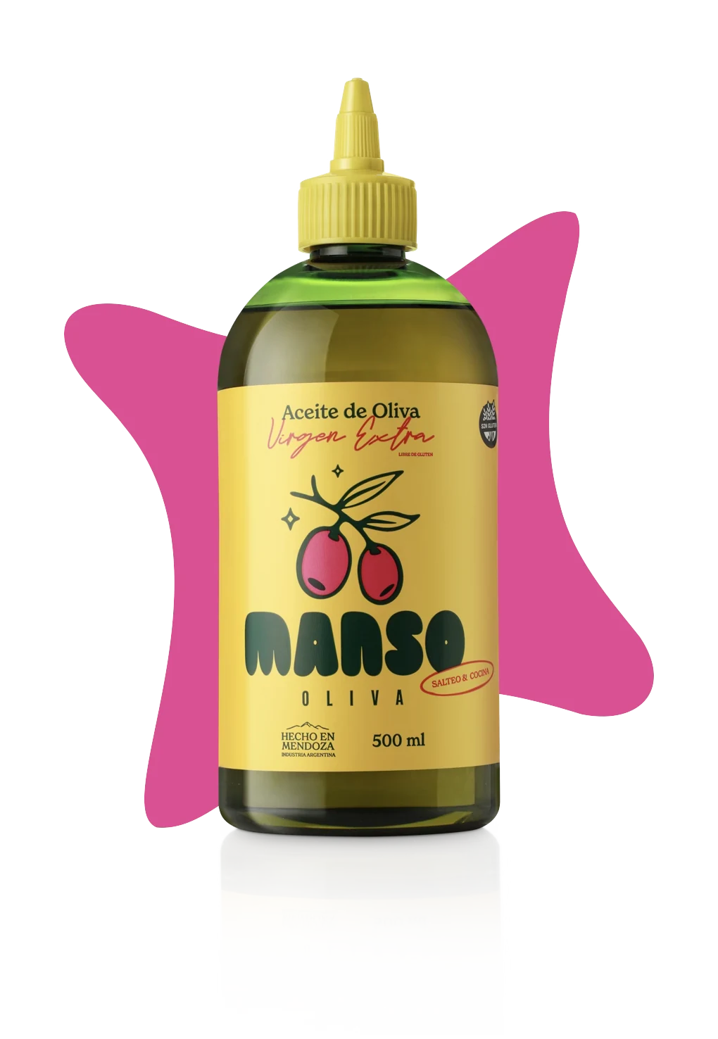 Botella MANSO OLIVA — Salteo & cocina